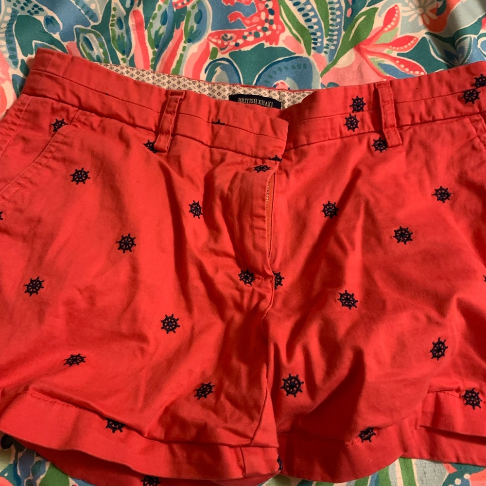 British Khaki nautical shorts